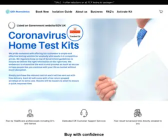 001AcovClinics.co.uk(PCR Testing COVID) Screenshot