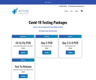 001Activecovidtesting.com(Gov Listed Provider) Screenshot