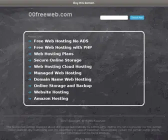 00Freeweb.com(Free Web Design Resources and Tools) Screenshot