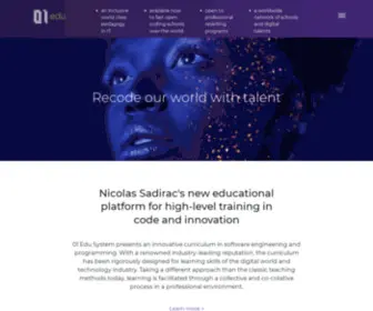 01-Edu.org(Recode our world with talents) Screenshot