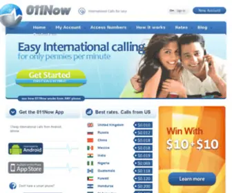 011Now.com(International Calls) Screenshot