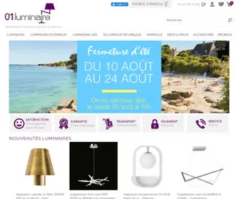 01Luminaire.fr(Luminaire et luminaire extérieur) Screenshot