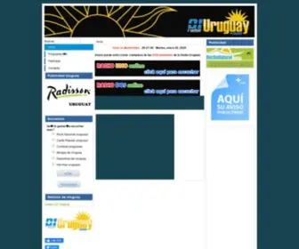 01Radiouruguay.com(Transmisión online desde Uruguay) Screenshot