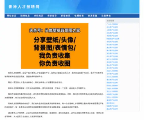 029263.net(青神人才招聘网) Screenshot