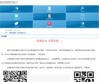 0377EX.com(南阳启速防爆电气有限公司) Screenshot