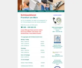 069ER-SChluesseldienst.de(59€ Türöffnung inkl) Screenshot