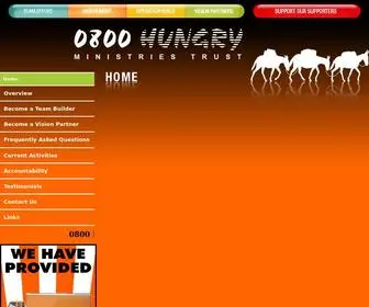 0800Hungry.org(0800 Hungry) Screenshot