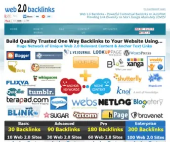 0Backlinks.com(Shop for over 300) Screenshot