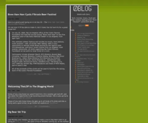 0Blog.com(Toivo) Screenshot
