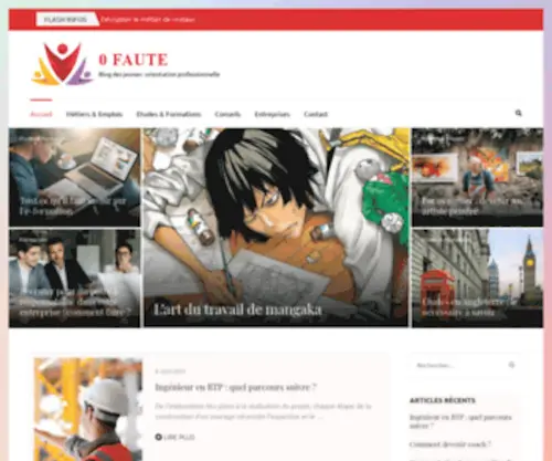 0Faute.com(Communiquez autrement (relation presse) Screenshot