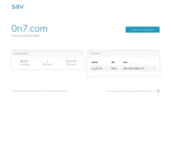 0N7.com(The premium domain name) Screenshot