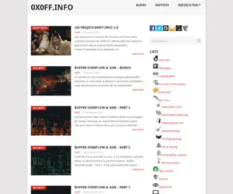 0X0FF.info(Sécurité Informatique et Juridique) Screenshot
