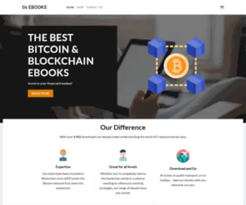 0Xebooks.com(Bitcoin & Blockchain ebooks) Screenshot