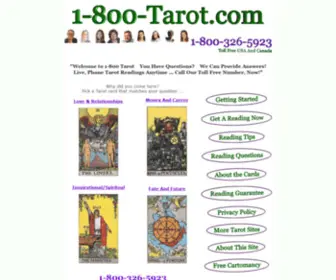 1-800-Tarot.com(Call 24/7) Screenshot