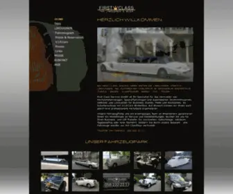 1-Class.ch(Luxusauto & Stretchlimousine mieten bei Ihrem Limousinenservice) Screenshot