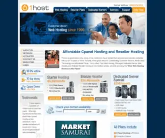 1-Host.com(Cpanel Hosting) Screenshot