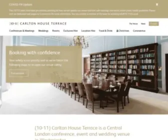 10-11CHT.com(Carlton House Terrace) Screenshot