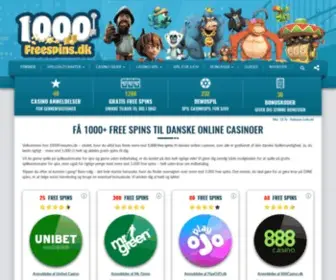 1000Freespins.dk(Free Spins) Screenshot