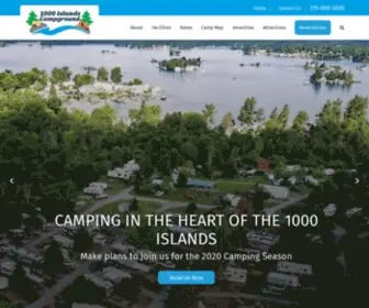 1000Islandscampground.com(1000 Islands Campground) Screenshot