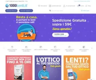 1000Lenti.it(Lenti a contatto) Screenshot