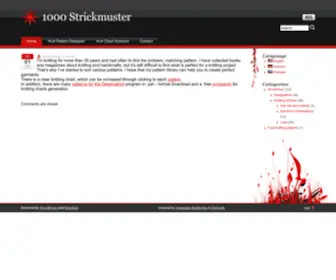 1000Muster.de(1000 Strickmuster) Screenshot