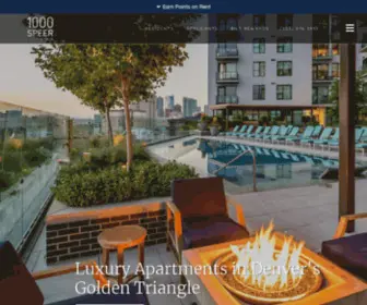 1000Speerbywindsor.com(Apartments in golden triangle) Screenshot