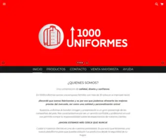 1000Uniformes.com.ar(1000 UNIFORMES) Screenshot