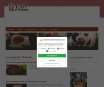 1001-Kochrezepte.de(Kochrezepte, Rezepte) Screenshot