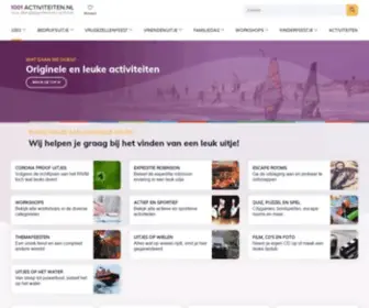 1001Activiteiten.nl(Activiteiten voor elke gelegenheid) Screenshot