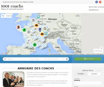 1001Coachs.com(Annuaire des coachs) Screenshot