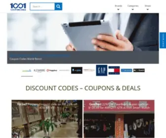 1001Couponcodes.co.nz(Coupon Codes and Discounts in New Zealand) Screenshot
