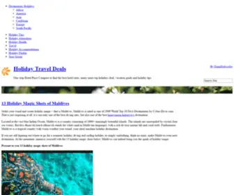 1001Holidaytraveldeals.com(Holiday Travel Deals) Screenshot
