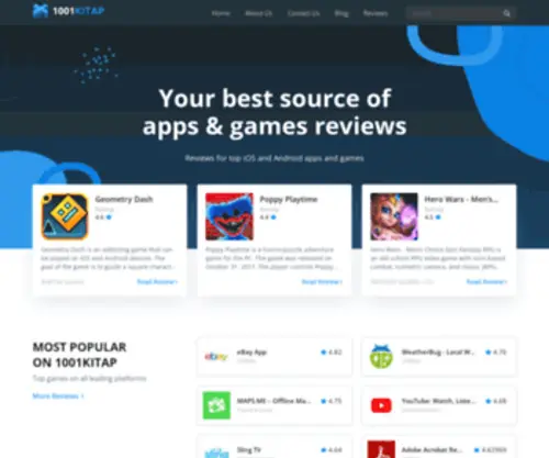 1001Kitap.com(Reviews for top iOS and Android apps and games) Screenshot