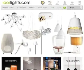 1001Lights.com(Original design lighting) Screenshot