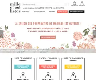 1001Listes.fr(Liste de mariage) Screenshot
