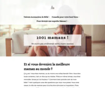 1001Mamans.com(Maman Choisir une nounou à domicile) Screenshot