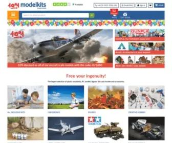 1001Modelkits.co.uk(1001Modelkits is now 1001Hobbies) Screenshot