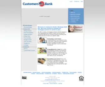 1001Mortgages.com(Customers Bank) Screenshot