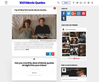 1001Moviequotes.com(Welcome) Screenshot