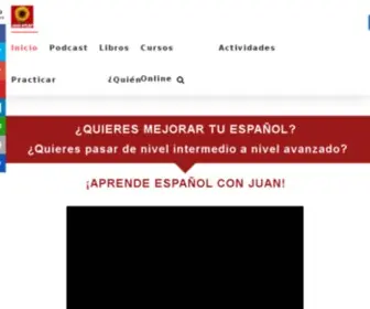 1001Reasonstolearnspanish.com(Games, videos and podcasts to learn Spanish) Screenshot