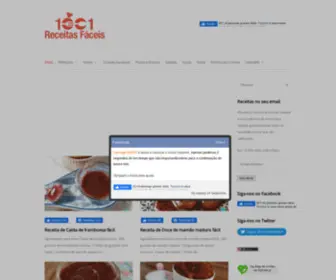 1001Receitasfaceis.net(1001 Receitas Fáceis) Screenshot