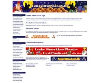 1001Sinterklaas.nl(SINTERKLAAS TIPS) Screenshot