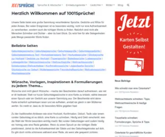 1001Sprueche.com(Sprüche) Screenshot