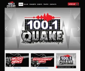 1001Thequake.com(100.1 The Quake) Screenshot