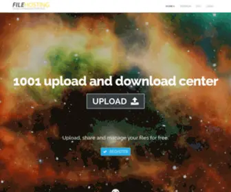 1001Thing.site(Upload Filesupload and download center) Screenshot