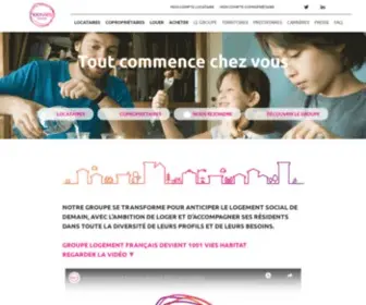 1001Vieshabitat.fr(Tout commence chez vous) Screenshot