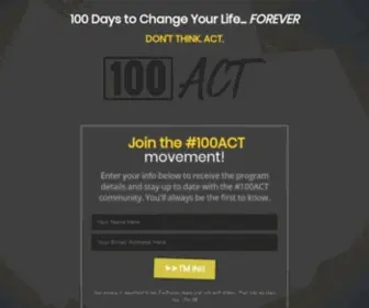 100ACT.com(100 Act) Screenshot