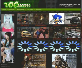 100Arcades.com(100 Arcades) Screenshot