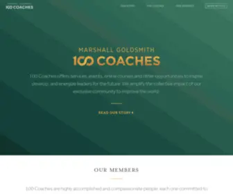 100Coaches.com(100 Coaches offers the services of a unique spectrum of talent) Screenshot