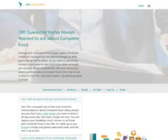 100Complete.com(100 Questions you had about Complete Foods) Screenshot